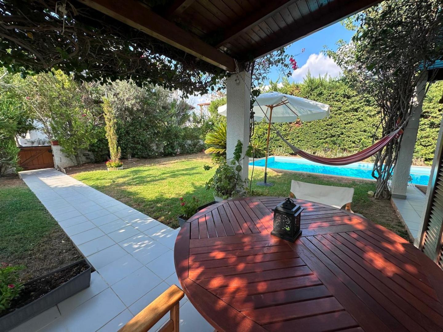Villa Amy With A Pool In Porto Hydra By Goutos Properties Thermisia Bagian luar foto